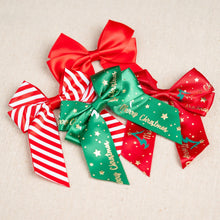 Load image into Gallery viewer, Trucraft - Christmas Craft Bow Pack - 8cm Wide - 4 designs - Pack of 20