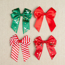 Load image into Gallery viewer, Trucraft - Christmas Craft Bow Pack - 8cm Wide - 4 designs - Pack of 20