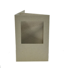Load image into Gallery viewer, Trucraft - Recycled - Tri Fold A6 Square Aperture Cards with Envelopes - Pack of 5