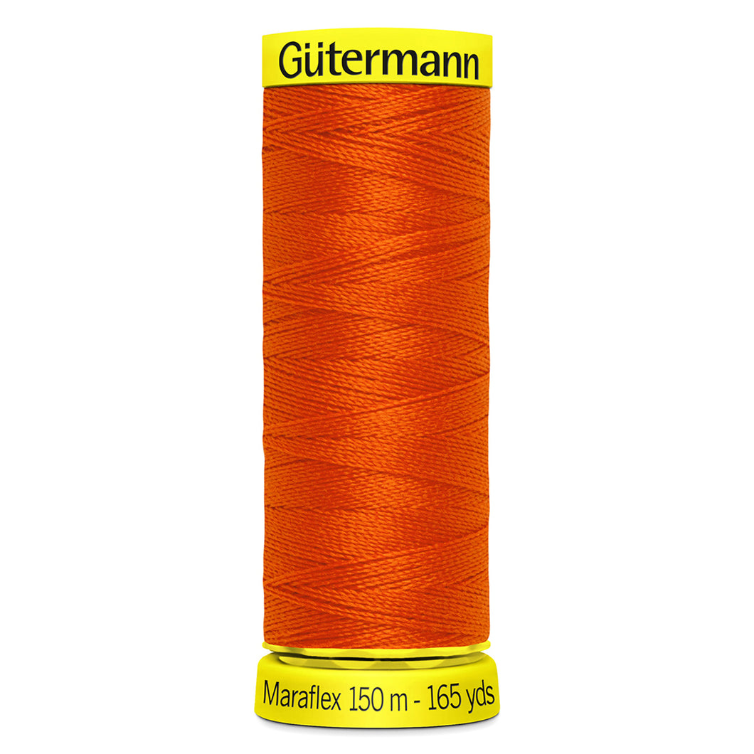 Gutermann - Maraflex Elastic Thread - 150m - 351 Dark Orange