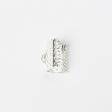 Load image into Gallery viewer, Trucraft – Silver Dotted Jewellery Clamps: 10mm (Pack of 50)