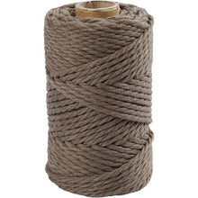 Load image into Gallery viewer, Creativ - Macrame Cord - 4mm Wide x 55m Roll - Light Brown