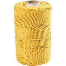 Load image into Gallery viewer, Creativ - Macrame Cord - 2mm Wide x 198m Roll - Yellow