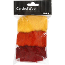 Load image into Gallery viewer, Creativ - Felting Wool - 3 x 10g Balls - Orange Harmony