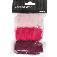 Load image into Gallery viewer, Creativ - Felting Wool - 3 x 10g Balls - Pink Harmony