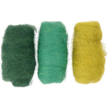 Load image into Gallery viewer, Creativ - Felting Wool - 3 x 10g Balls - Green Harmony