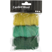 Load image into Gallery viewer, Creativ - Felting Wool - 3 x 10g Balls - Green Harmony