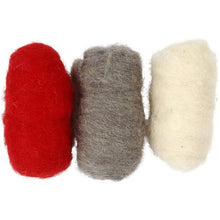 Load image into Gallery viewer, Creativ - Felting Wool - 3 x 10g Balls - Red Harmony