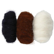 Load image into Gallery viewer, Creativ - Felting Wool - 3 x 10g Balls - Brown Harmony