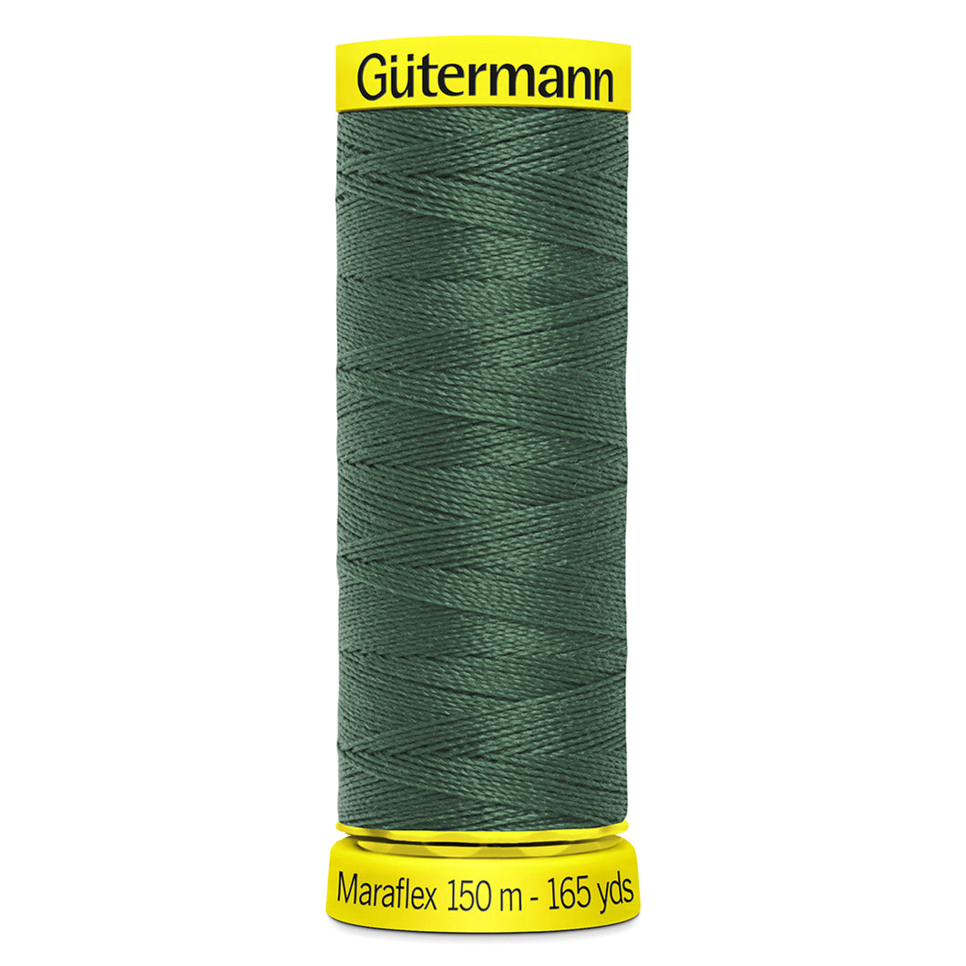 Gutermann - Maraflex Elastic Thread - 150m - 561 Pine Green