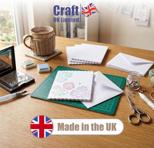 Load image into Gallery viewer, Craft UK - White Scalloped Blank Cards & Envelopes 5" x 7" (50 Pack)