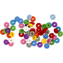 Load image into Gallery viewer, Creativ Company – Stop Rings: 3mm, Assorted Colours (Pack of 48)