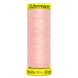 Gutermann - Maraflex Elastic Thread - 150m - 659 Powder Pink