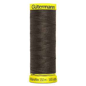 Gutermann - Maraflex Elastic Thread - 150m - 696 Chocolate