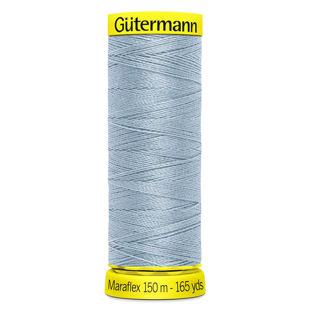Gutermann - Maraflex Elastic Thread - 150m - 75 Powder Blue