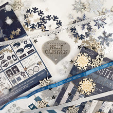 Load image into Gallery viewer, Dovecraft - Wooden Hanging Glitter Merry Christmas Bauble - Pack of 2