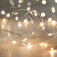 Load image into Gallery viewer, Warm White Outdoor Wreath Lights - Battery Powered - 2m Length