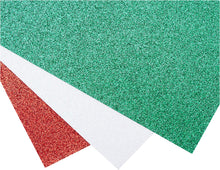 Load image into Gallery viewer, Dovecraft - A5 Premium Adhesive Glitter Card - 12 Sheets - Festive