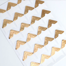 Load image into Gallery viewer, Dovecraft - Photo Corners - Gold - Self Adhesive - Sheet of 24