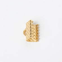Load image into Gallery viewer, Trucraft – Gold Dotted Jewellery Clamps: 10mm (Pack of 50)