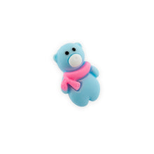Load image into Gallery viewer, Trucraft - 22mm Blue Bear with Scarf Buttons - Shank Fitting - Pack of 50
