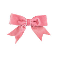 Load image into Gallery viewer, Trucraft - 8.5cm Velvet Ribbon Double Craft Bows - Blush Pink - Pack of 5