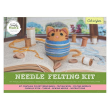 Load image into Gallery viewer, Simply Make - Needle Felting Kit - Cat in Yarn