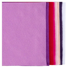 Load image into Gallery viewer, Creativ Company - A4 Felt Sheets - Pink Purple Mix - Pack of 10
