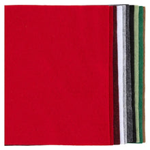 Load image into Gallery viewer, Creativ Company - A4 Felt Sheets - Christmas Mix - Pack of 10