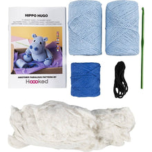 Load image into Gallery viewer, Hoooked X Creativ - Crochet Craft Kit - Amigurumi Light Blue Hippo