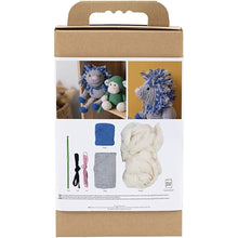Load image into Gallery viewer, Hoooked X Creativ - Crochet Craft Kit - Amigurumi Grey Lion