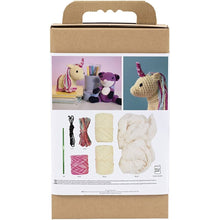 Load image into Gallery viewer, Hoooked X Creativ - Crochet Craft Kit - Amigurumi Rainbow Unicorn