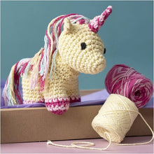Load image into Gallery viewer, Hoooked X Creativ - Crochet Craft Kit - Amigurumi Rainbow Unicorn