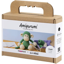 Load image into Gallery viewer, Hoooked X Creativ - Crochet Craft Kit - Amigurumi Green Monkey