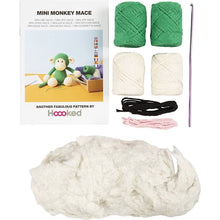 Load image into Gallery viewer, Hoooked X Creativ - Crochet Craft Kit - Amigurumi Green Monkey