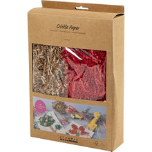Load image into Gallery viewer, Creativ - Craft Crinkle Paper - Brown & Red - 100g Pack