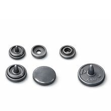 Load image into Gallery viewer, Trucraft Plastic Snaps Size 20 T5 - B60 Glossy Dark Silver (50 Sets)