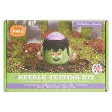 Load image into Gallery viewer, Simply Make - Halloween Needle Felting Kit - Frankensteins Monster