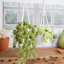 Load image into Gallery viewer, Simply Make - Crochet Craft Kit - Amigurumi Hanging Plant Duo