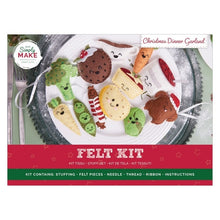 Load image into Gallery viewer, Simply Make - Felt Kit - Christmas Dinner Garland