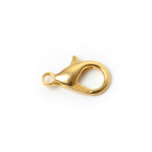 Load image into Gallery viewer, Trucraft – Gold Jewellery Lobster Clasps: 10mm (Pack of 50)