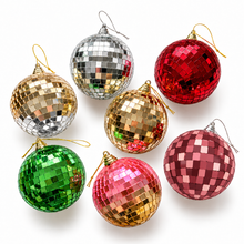 Load image into Gallery viewer, Trucraft - Disco Ball Christmas Tree / Wreath Bauble - Silver - 8cm