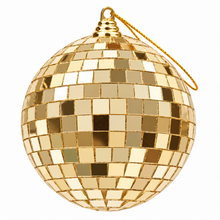 Load image into Gallery viewer, Trucraft - Disco Ball Christmas Tree / Wreath Bauble - Gold - 8cm