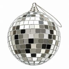Load image into Gallery viewer, Trucraft - Disco Ball Christmas Tree / Wreath Bauble - Silver - 8cm