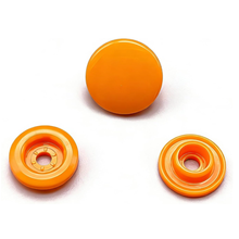 Load image into Gallery viewer, Trucraft Plastic Snaps Size 20 T5 - B40 Glossy Pumpkin (50 Sets)