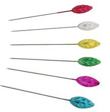 Load image into Gallery viewer, Trucraft - Sewing Pin Wheel - Leaf Shape - Long Length x 30 Pieces