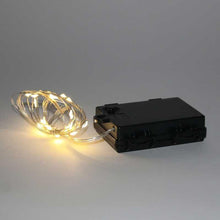 Load image into Gallery viewer, Warm White Outdoor Wreath Lights - Battery Powered - 2m Length
