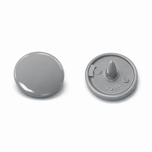 Load image into Gallery viewer, Trucraft Plastic Snaps Size 20 T5 - B13 Glossy Medium Silver (50 Sets)