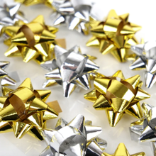 Load image into Gallery viewer, Simply Creative - Mini Gift Bows - Silver and Gold - 3cm - Pack of 15