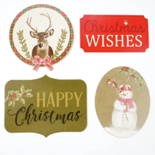 Load image into Gallery viewer, Dovecraft - Little Red Robin and Friends - Christmas Card Toppers - Pack of 16